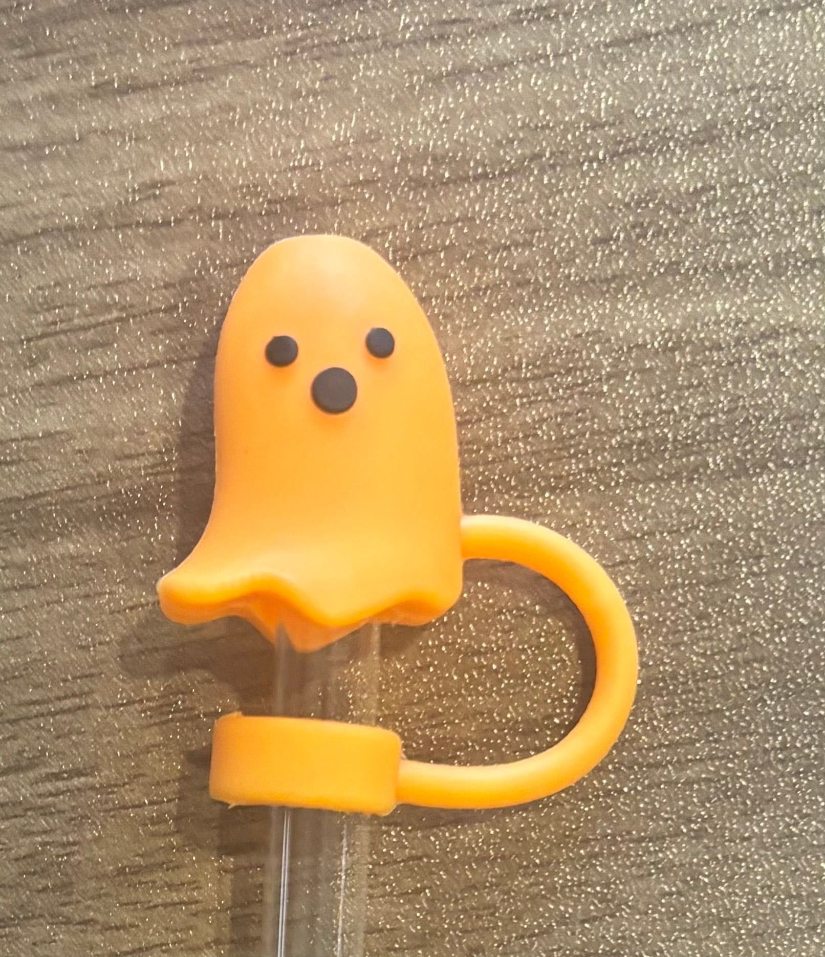 Ghost Straw Topper
