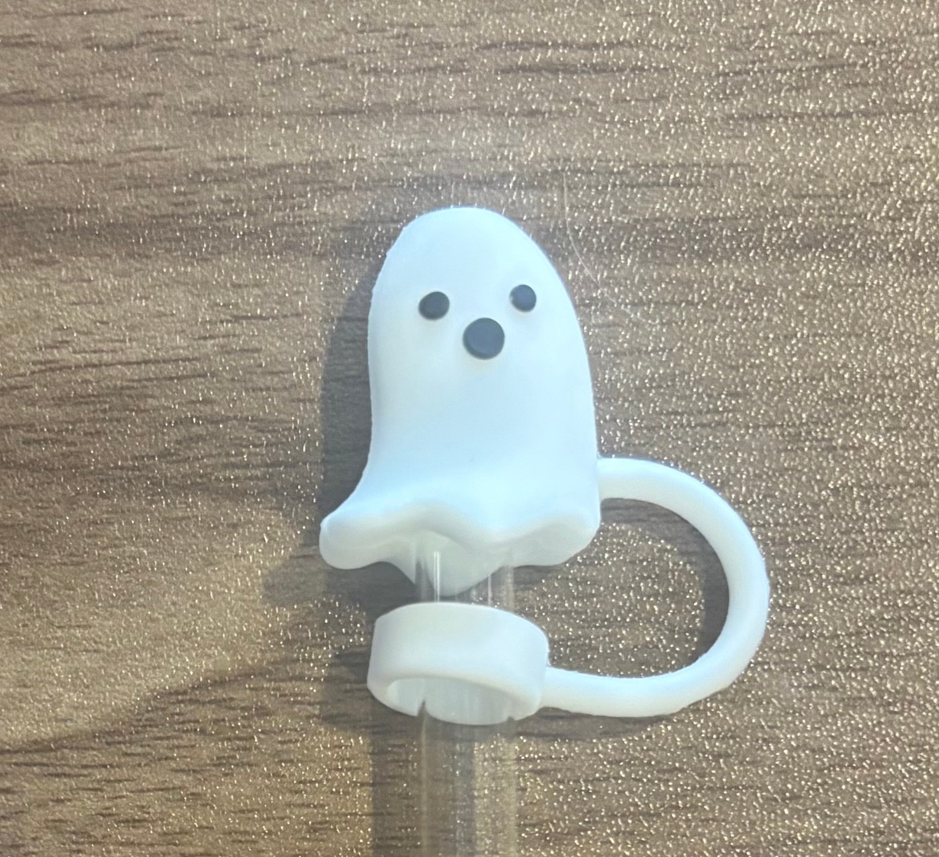 Ghost Straw Topper