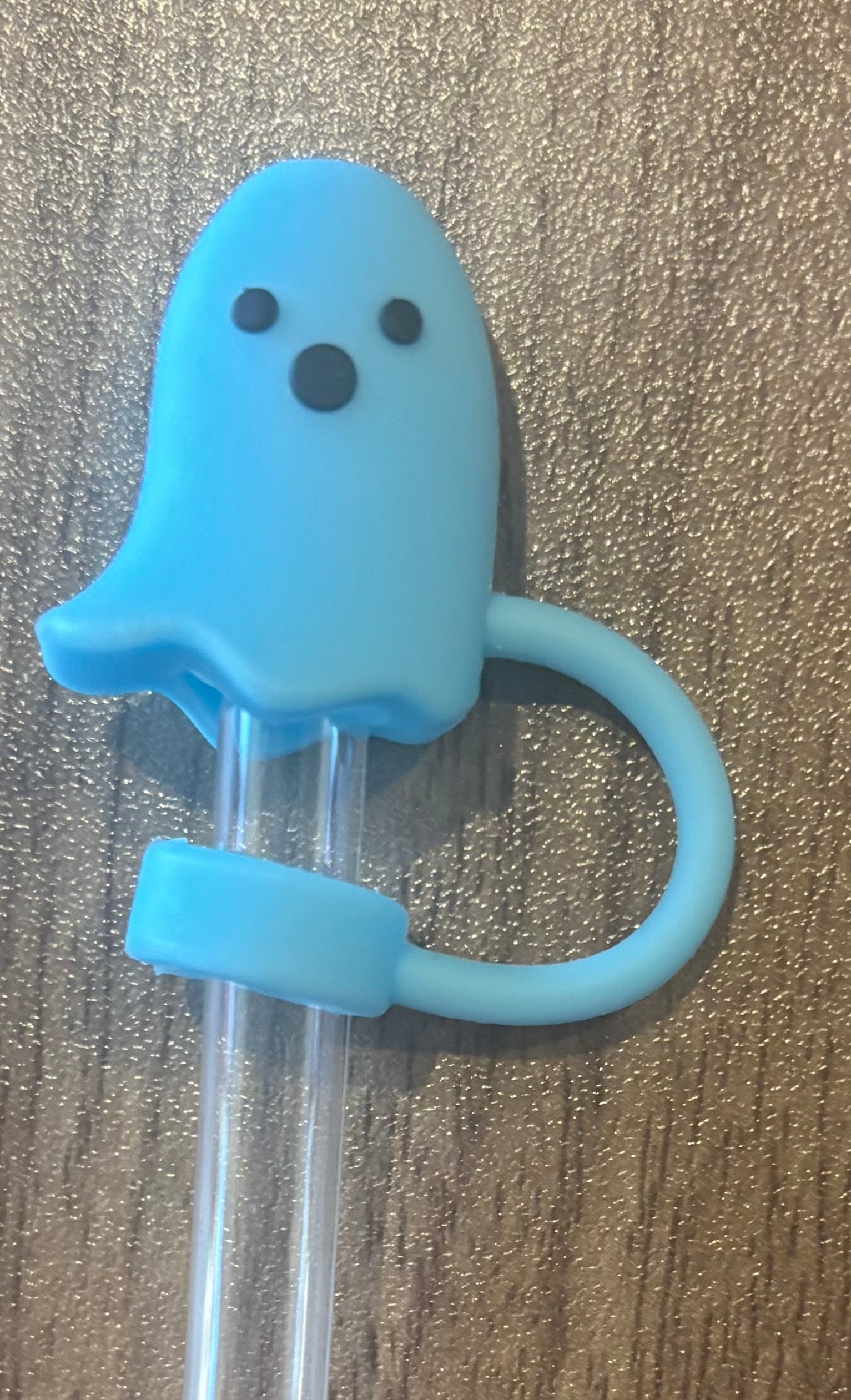 Blue Straw Topper
