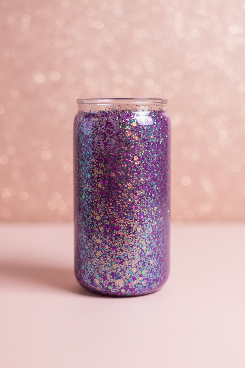 16oz Glitter Cup