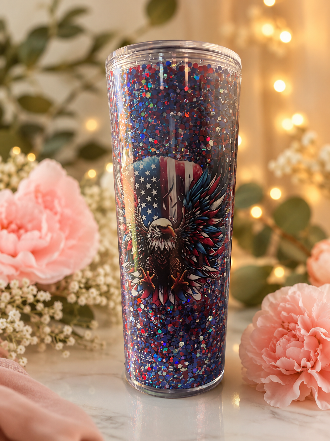 24oz Glitter Cup