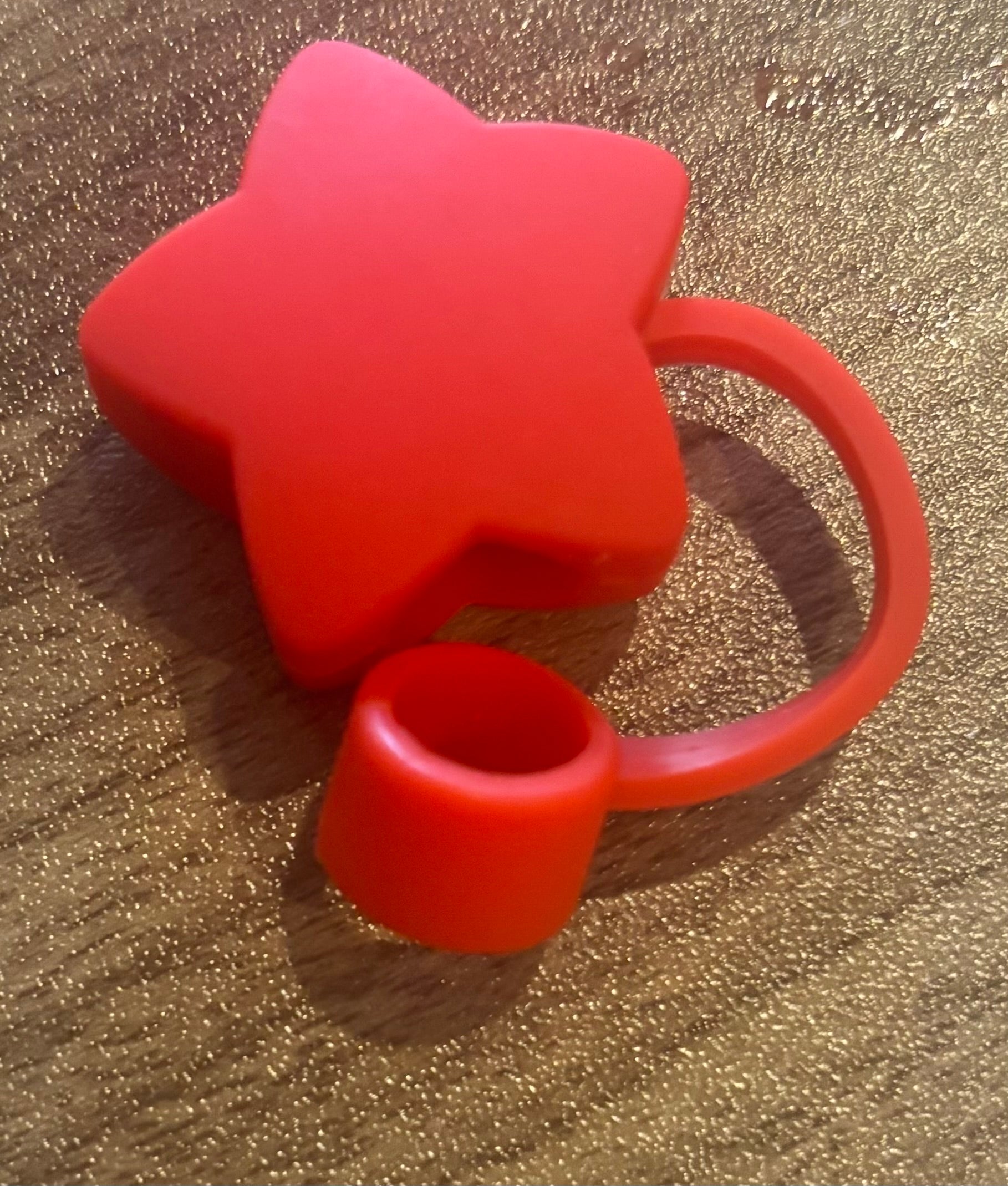 Red Star Straw Topper