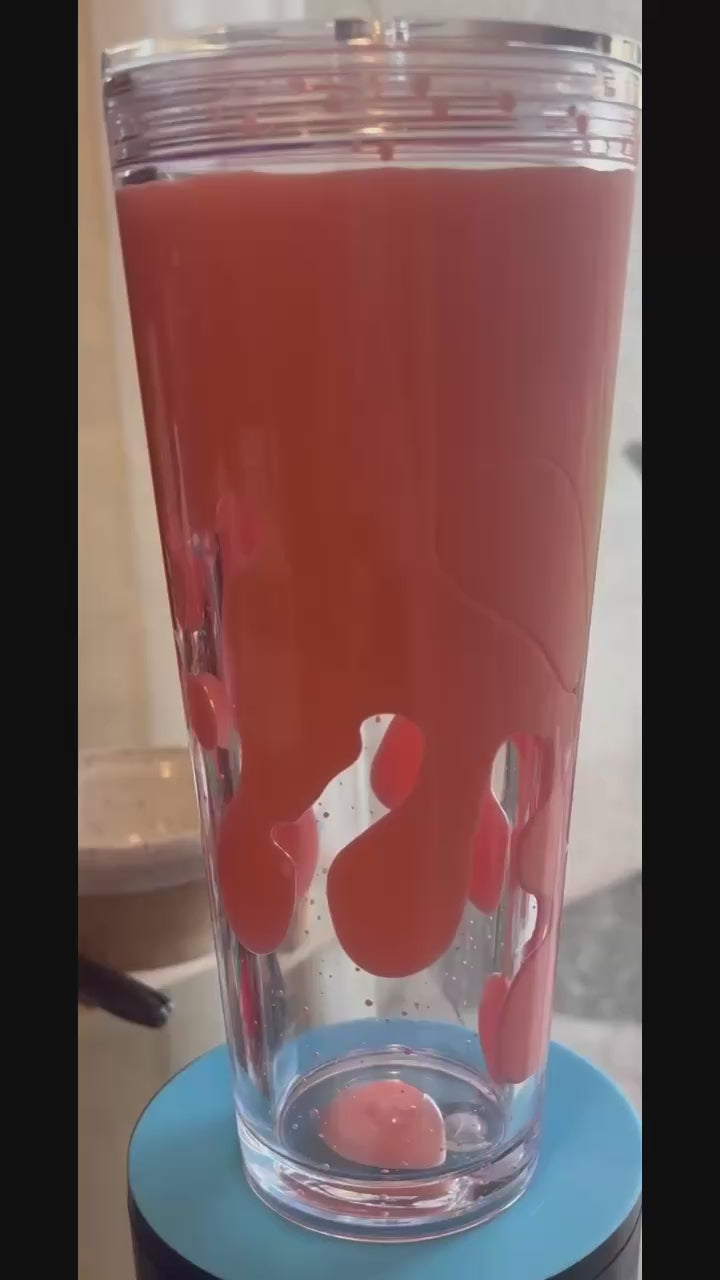 24oz Pink Lava Drip